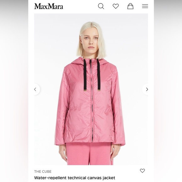 💓MaxMara Camel-wool Water Repellent Jacket - THE CUBE 💓 Size 0 - Picture 2 of 9